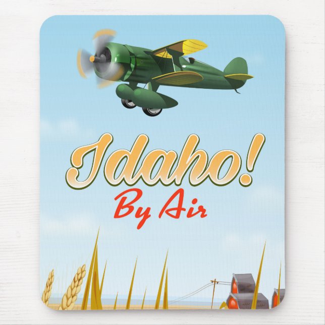 Tapis De Souris Idaho ! Par avion (Devant)