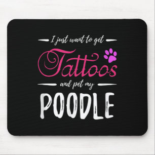 Tapis De Souris Idée cadeau drôle pour maman de chien tatouage ama
