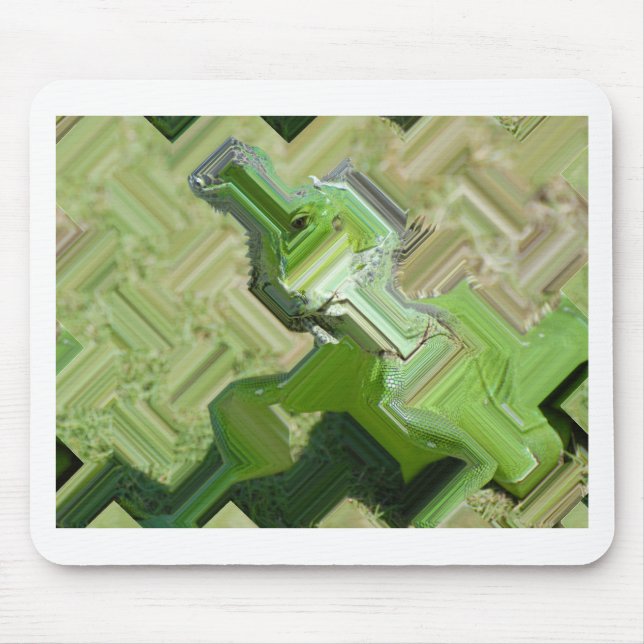 Tapis De Souris Iguane vert (Devant)