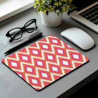 Tapis De Souris Ikat de la tribu des Pink et Coral