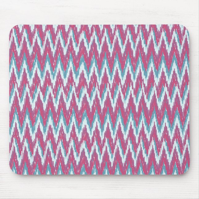 Tapis De Souris ikat zigzag, effet12.ai (Devant)