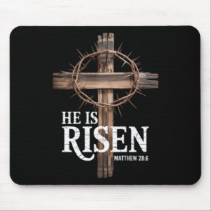 Tapis De Souris Il Est Ressuscité Christian Easter Matthieu 286 Bi