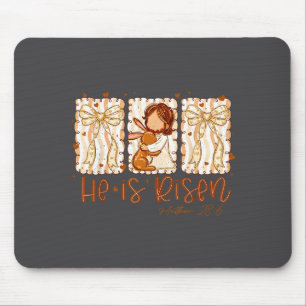 Tapis De Souris Il est Rizzin Jésus pour les enfants filles garçon