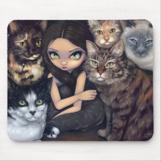Tapis De Souris "Il est tout au sujet des chats" Mousepad