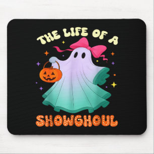 Tapis De Souris Il La Vie D'un Showghoul Retro Halloween Show Fant