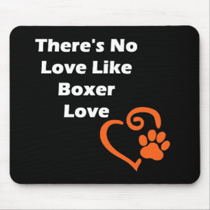 Tapis De Souris Il n'y a aucun amour comme l'amour de boxeur