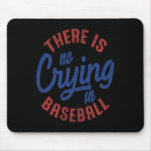 Tapis De Souris Il N'Y A Pas De Pleurage En Baseball Jour Vintage