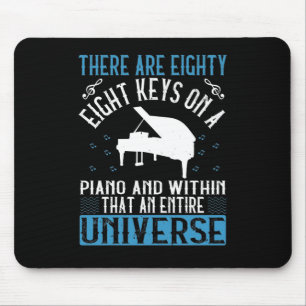 Tapis De Souris Il Y A 88 Touches Sur Un Piano Et Dans