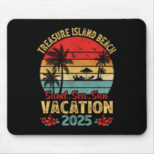 Tapis De Souris Île au trésor Floride Sable Mer Soleil Vacances 20