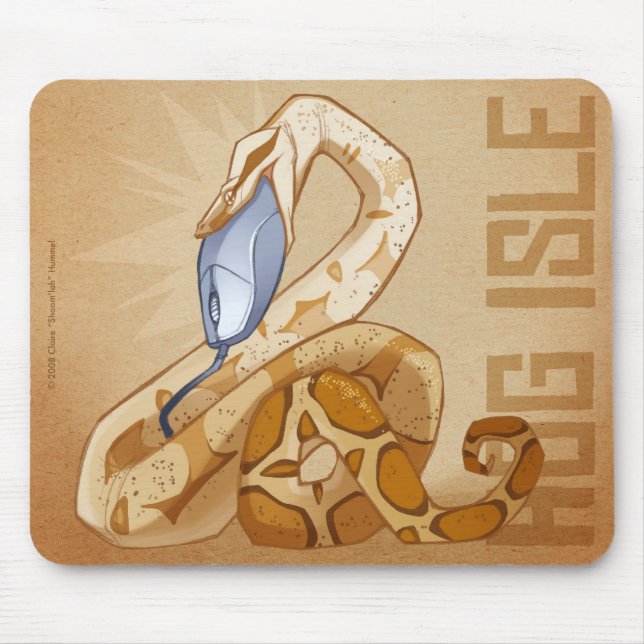 Tapis De Souris Île BCI Mousepad de porc (Devant)