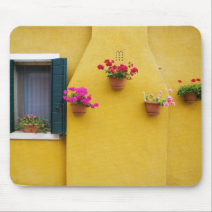 Tapis De Souris Île de Burano, Burano, Italie. Burano coloré 3