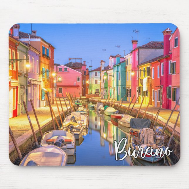 Tapis De Souris Île De Burano, Italie (Devant)