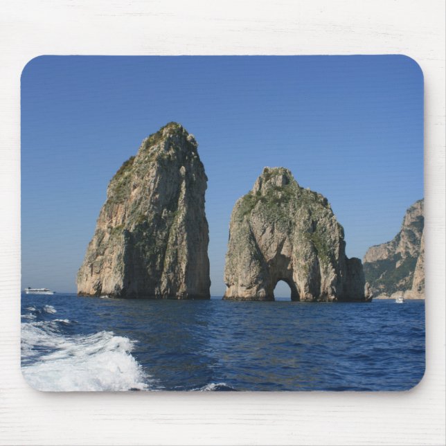 Tapis De Souris Île de Capri, Faraglioni (Devant)