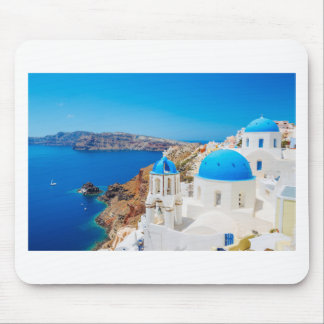 Tapis De Souris Île de Santorini - caldeira, Grèce