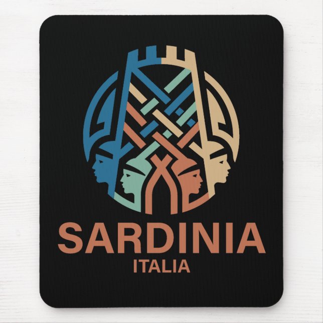 Tapis De Souris Île de Sardaigne Italie (Devant)