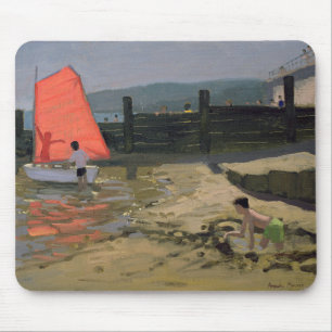 Tapis De Souris Île rouge de voile de Wight