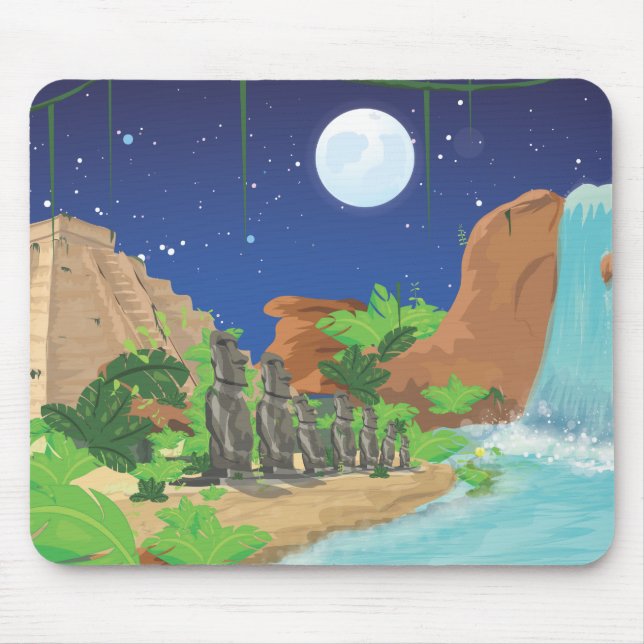 Tapis De Souris Île tropicale (Devant)