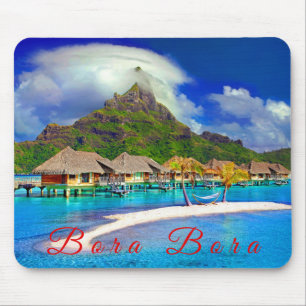 Tapis De Souris Île tropicale de Bora Bora
