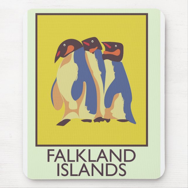 Tapis De Souris Îles Falkland (Devant)