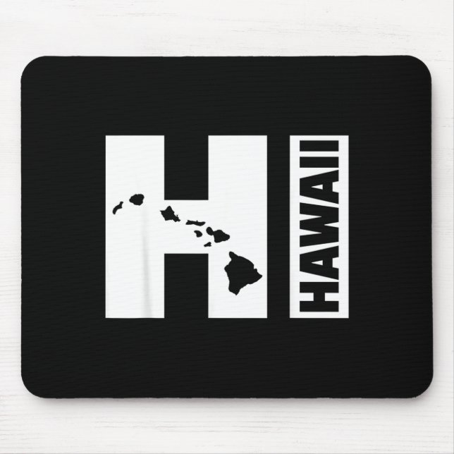 Tapis De Souris Îles HI Hawaï (Devant)