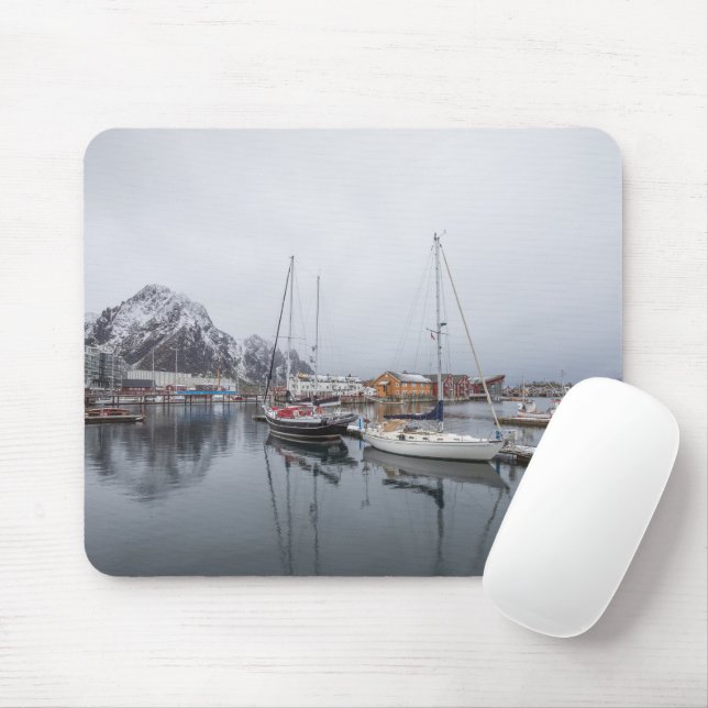 Tapis De Souris Îles Svolvaer Lofoten (Avec souris)