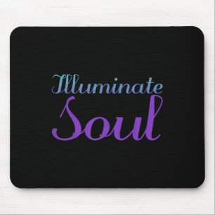 Tapis De Souris Illuminer l'âme, sensibilisation à la santé mental