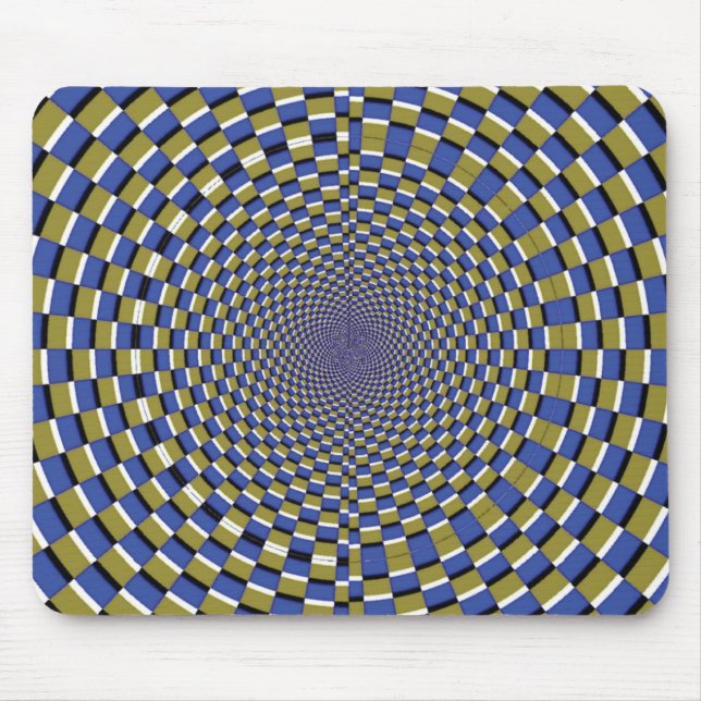 Tapis De Souris Illusion artistique folle (Devant)