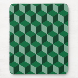Tapis de souris - illusion de blocs de constructio