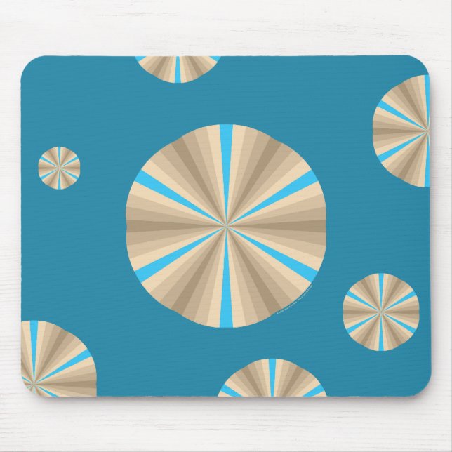 Tapis De Souris Illusion d'été Mousepad (Devant)