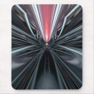 Tapis De Souris Illusion gothique Flamme noire Mousepad