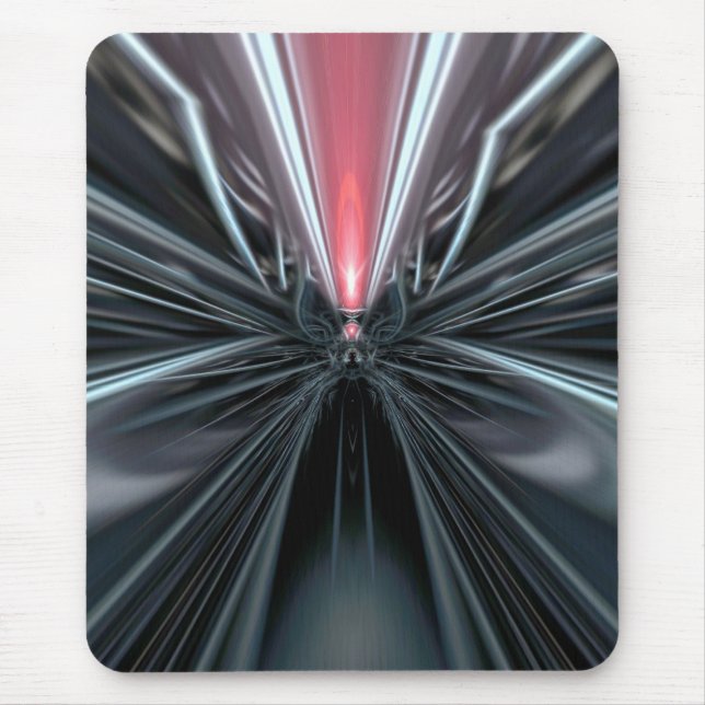 Tapis De Souris Illusion gothique Flamme noire Mousepad (Devant)