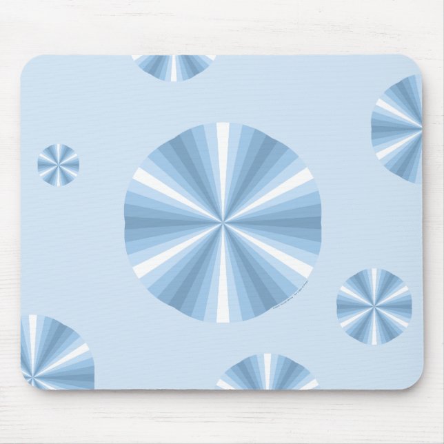 Tapis De Souris Illusion hivernale Mousepad (Devant)