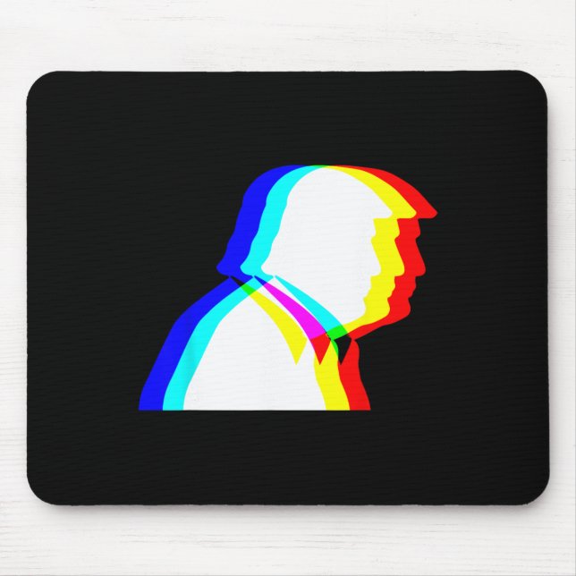 Tapis De Souris Illusion optique Trump Edm  (Devant)