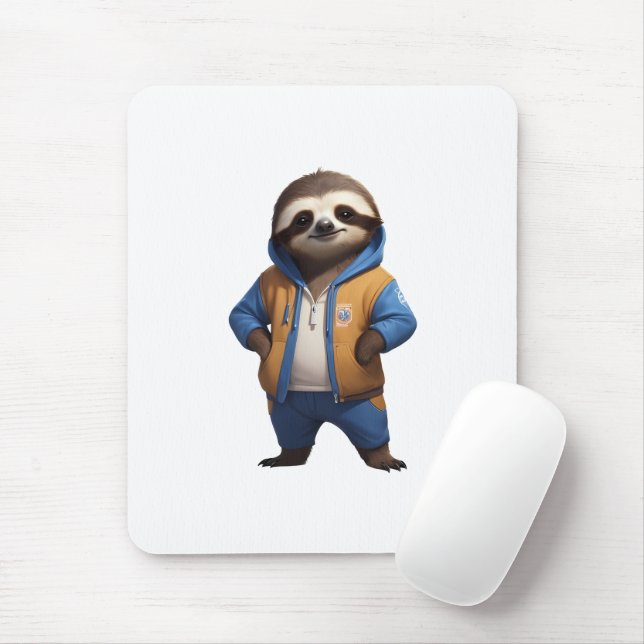 Tapis De Souris Illustration conviviale (Avec souris)