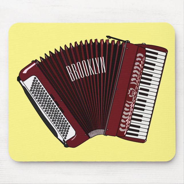 Tapis De Souris Illustration d'accordion (Devant)
