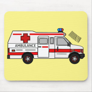 Tapis De Souris Illustration d'ambulance