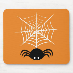 Tapis De Souris Illustration d'araignée d'Halloween effrayante