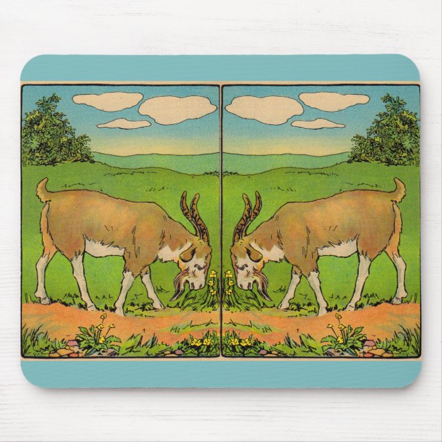 Tapis De Souris Illustration de billygoat 1914 (Devant)