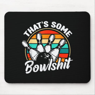 Tapis De Souris Illustration de bowling vintage c'est vraiment de