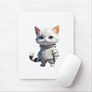 Tapis De Souris Illustration de chats cool et adorables