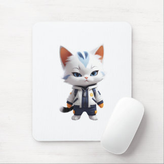 Tapis De Souris Illustration de chats cool et adorables