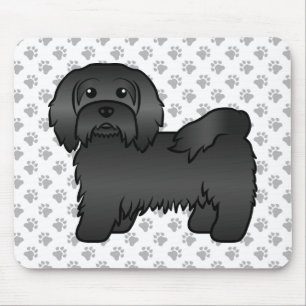 Tapis De Souris Illustration de chien de dessin animé mignon Havan