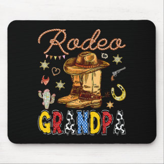 Tapis De Souris Illustration de cow-boy pour l'anniversaire de gra