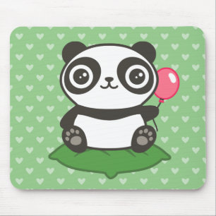 Tapis De Souris Illustration de Cute Panda
