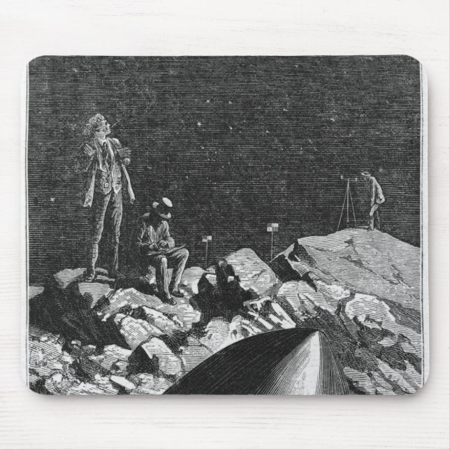 Tapis De Souris Illustration de 'de la terre au Moon (Devant)