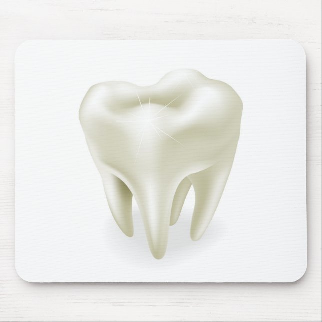 Tapis De Souris Illustration de dent (Devant)