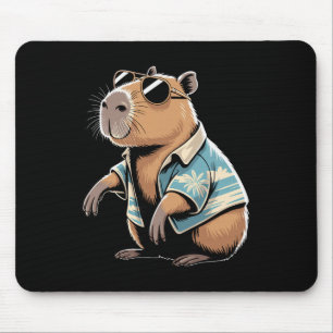 Tapis De Souris Illustration de dessin animé d'un fan de football