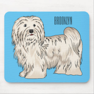 Tapis De Souris Illustration de dessin de chien de Havan
