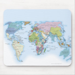 Tapis De Souris Illustration de Digitals du monde en 1900