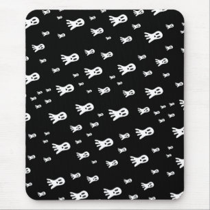 Tapis De Souris Illustration de fantôme gothique effrayant